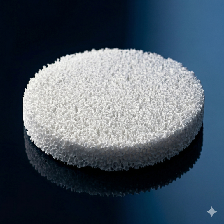 Sponceram porous ceramic cell carrier